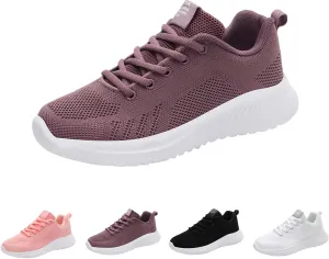 Orthopedic Shoes for Women Wide Width Non-Slip Slip On Tennis Shoes Breathable Mesh Casual Lightweight Running Shoes