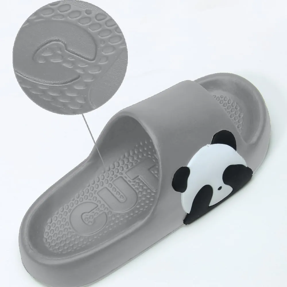 Panda Slippers - Cute Cartoon Indoor Outdoor Wear for Couples - EVA Bathroom Slippers