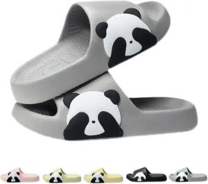 Panda Slippers - Cute Cartoon Indoor Outdoor Wear for Couples - EVA Bathroom Slippers