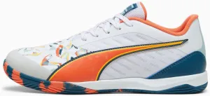 PUMA - Mens Ibero Iv Creativity Shoes, Color White/Hot Heat/Turquoise Surf/Ocean T, Size: 13 M US