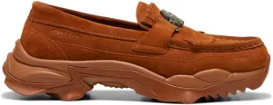 PUMA Mens Palomo X Nitefox Sd Loafers Casual Shoes - Brown - Size 8.5 M