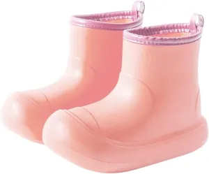 Rain Boots For Kids Waterproo Garden Shoes For Toddler Lightweight Short Solid Platform Rain Boots Kids Rubber Boots