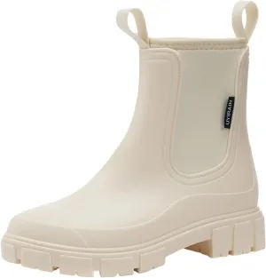 Rain Boots Womens Waterproof Mid Calf Rain Boots Garden Shoes Outdoor Winter Warm Shoes for Hunting Gardening Farming