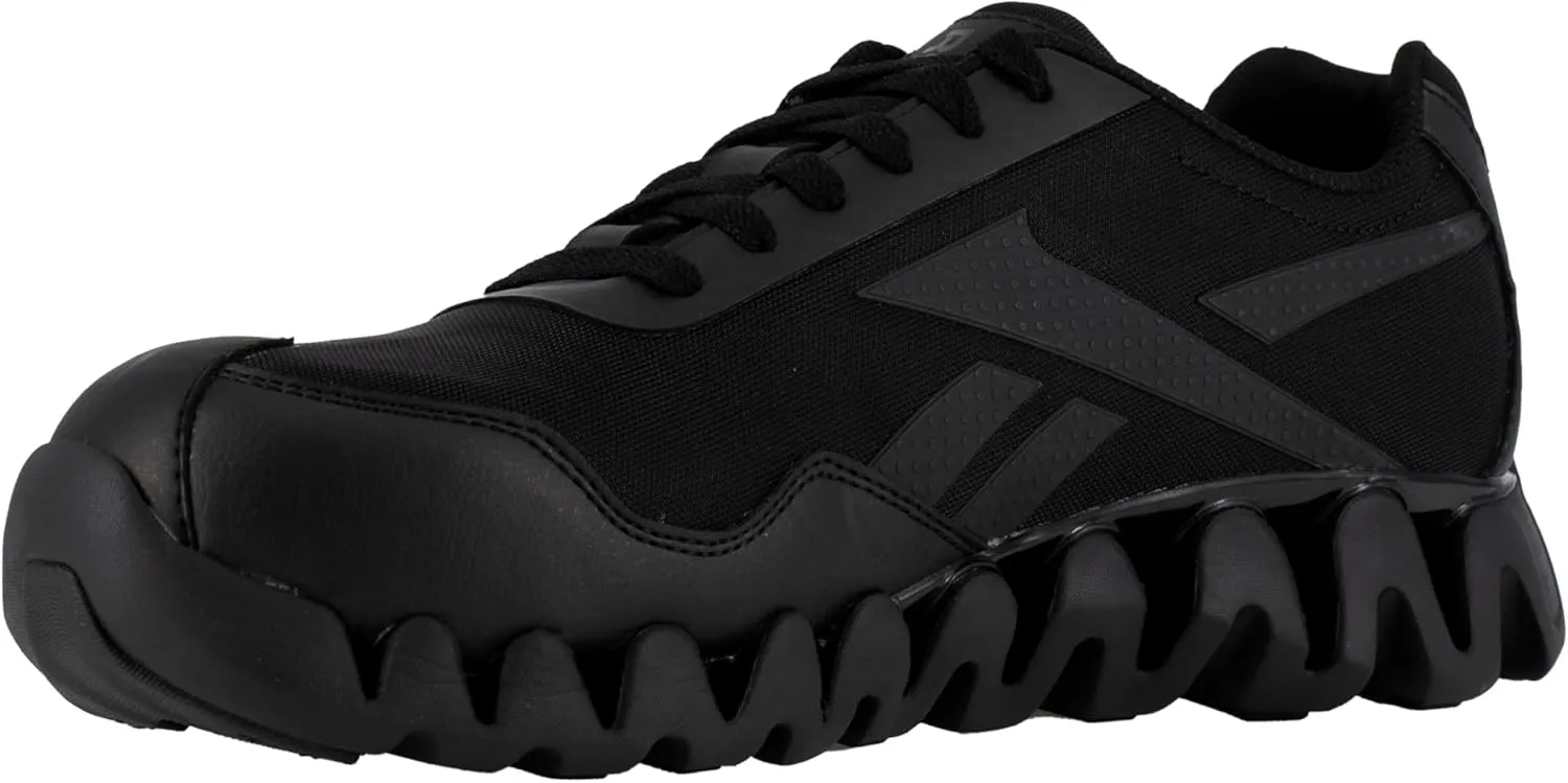 Reebok Work Men's Rb3019 Zig Pulse Work Safety Composite Toe Shoe Black