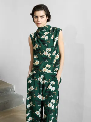 Rhian Eco Draped Sleeveless Top