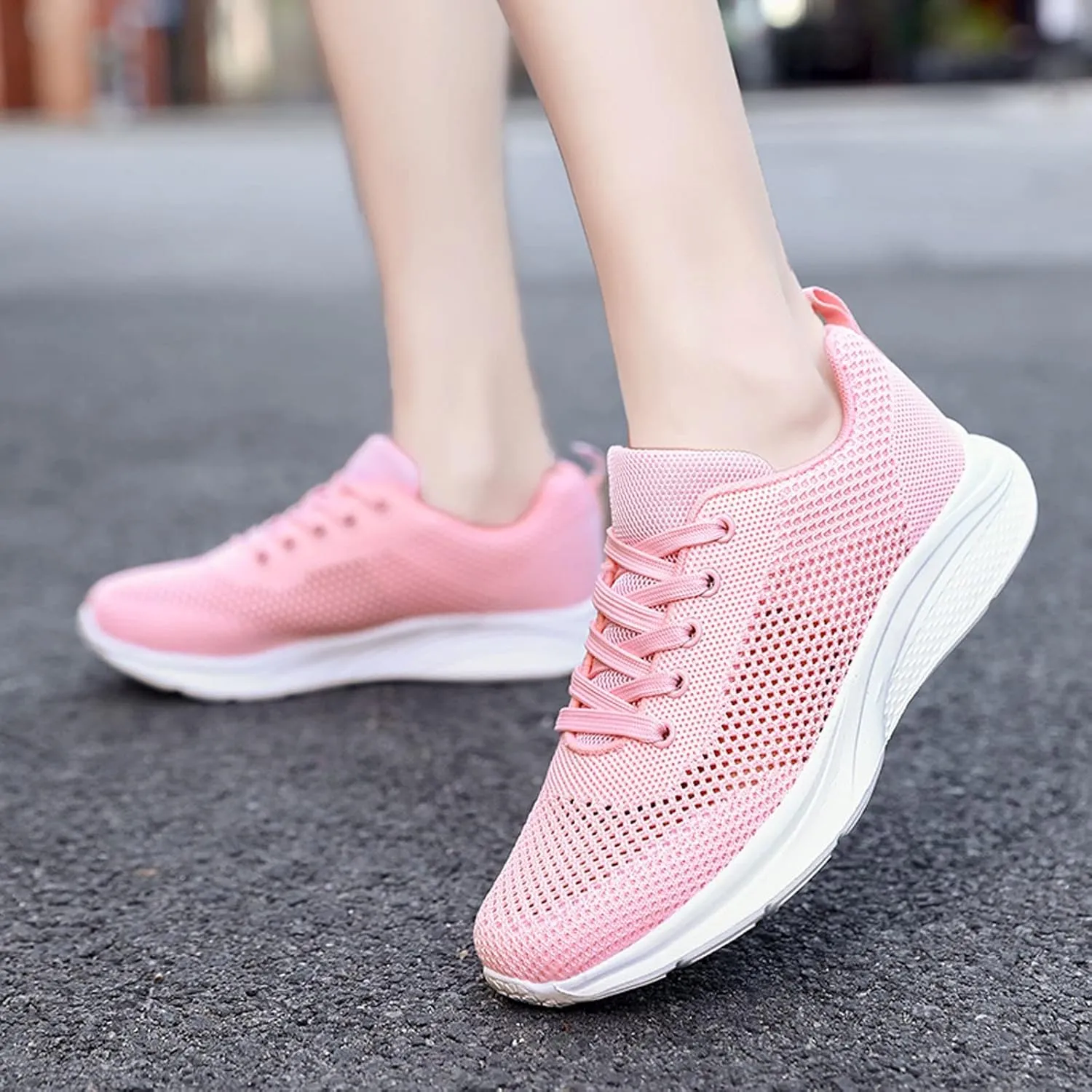 Running Shoes Lightweight Tennis Shoes Non Slip Gym Lace Up Mens Running Shoes Breathable Casual Black Shoes Black Platform Sneaker Tennis Shoe Trainers Shoe
