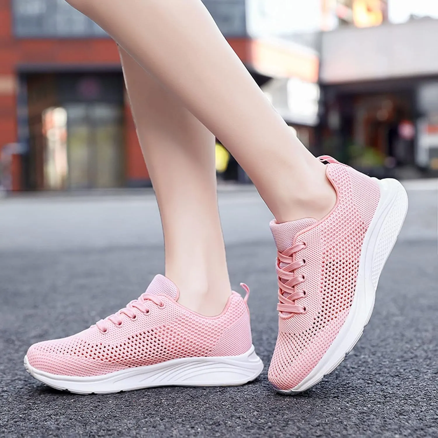 Running Shoes Lightweight Tennis Shoes Non Slip Gym Lace Up Mens Running Shoes Breathable Casual Black Shoes Black Platform Sneaker Tennis Shoe Trainers Shoe