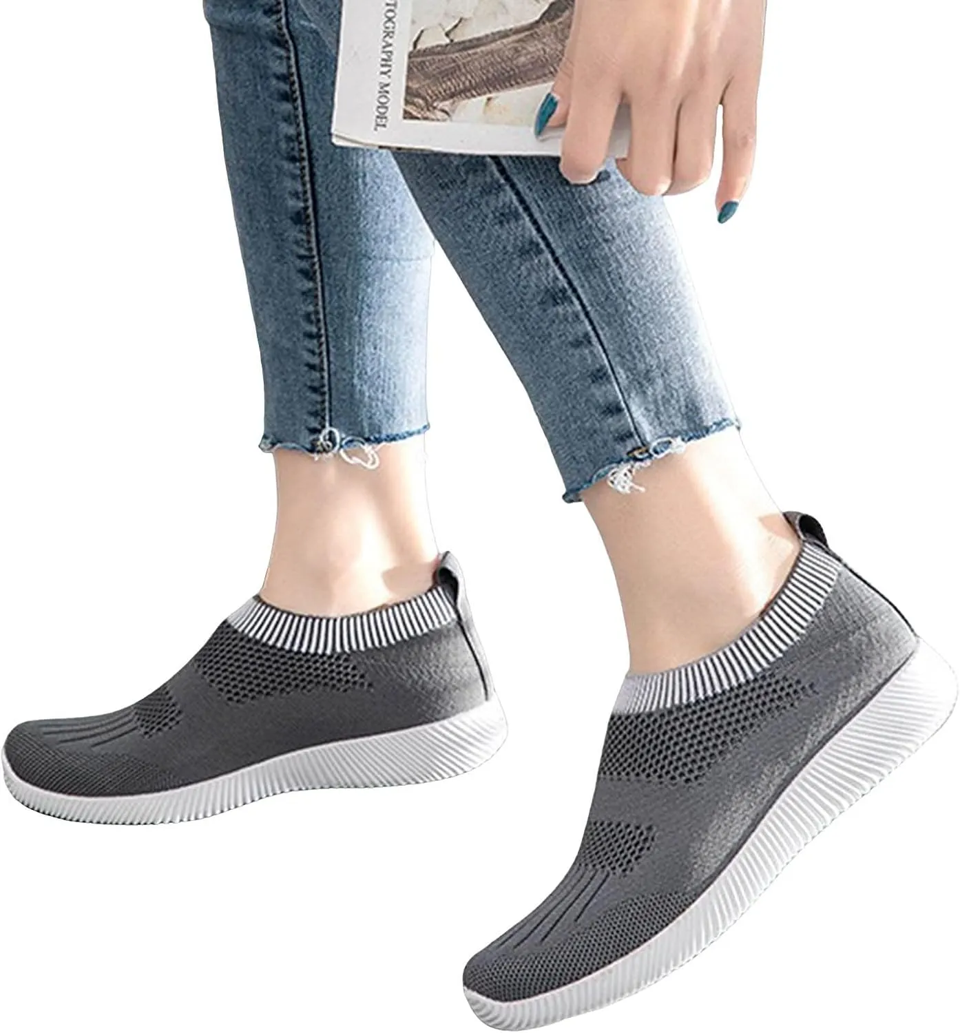 Running Shoes Womens Lightweight Fashion Sport Sneakers Casual Breathable Non Slip Walking Athletic Shoes