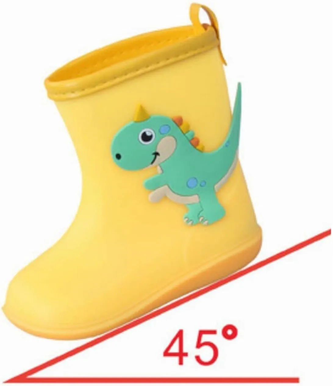sfdgfhyf Toddler Rain Boots ??aterproof, Baby Kids Short Rubber Rain Shoes Lightweight for Boys Girls Small Children Baby