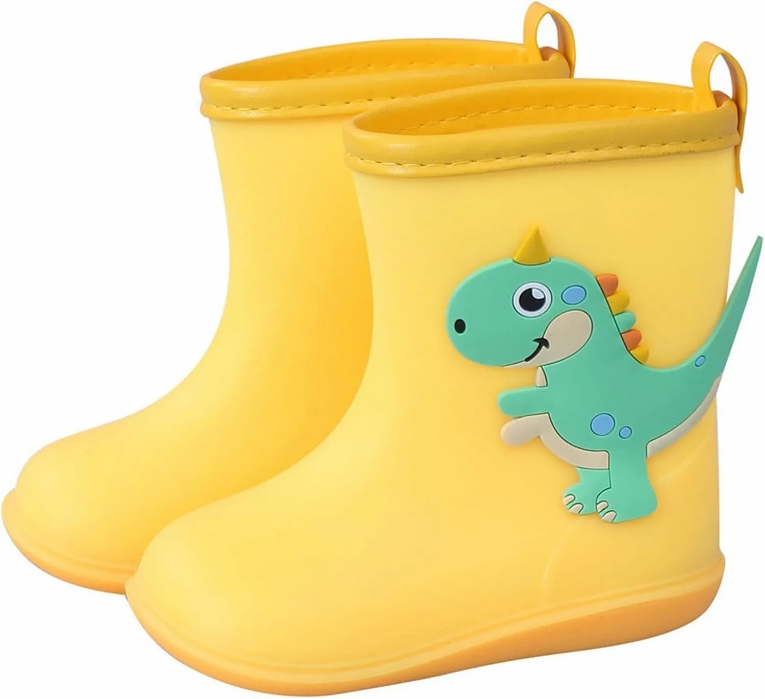 sfdgfhyf Toddler Rain Boots ??aterproof, Baby Kids Short Rubber Rain Shoes Lightweight for Boys Girls Small Children Baby