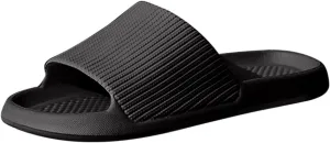 Shower Sandals Cloud Slippers for Men Open Toe Spa Bath Pool Gym Casual Shower Shoes