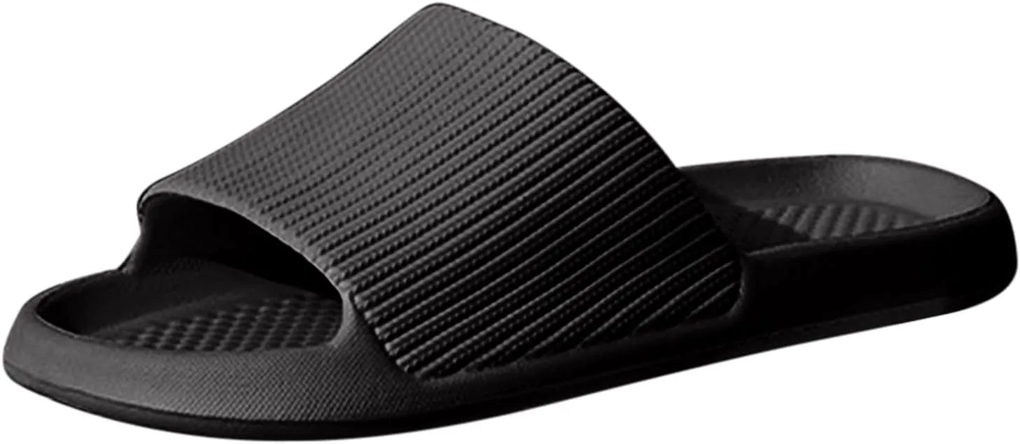 Shower Sandals Cloud Slippers for Men Open Toe Spa Bath Pool Gym Casual Shower Shoes