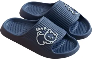 Shower Sandals Men's Athletic Outdoor Sandals Slides Shower Shoes for Living Room Pool Beach Spa Public Showers