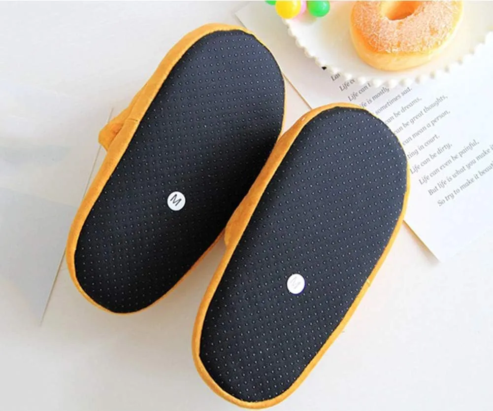 Simulation Bread Plush Novelty Slippers Indoor Slippers for Women (B03)