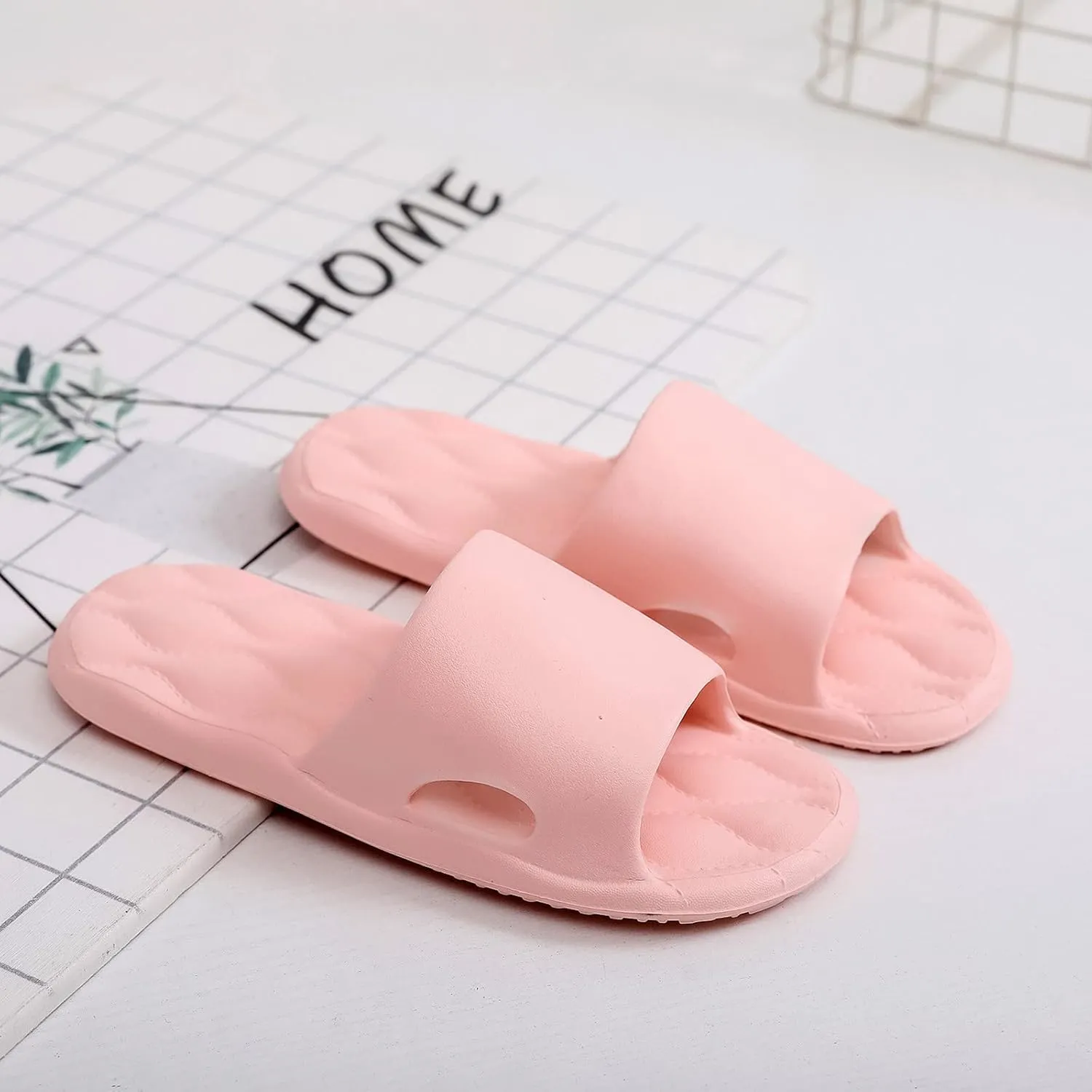 Slides for Men Shower Shoes Women Mens Slides Womens Indoor Ultimate Comfort Living Room Slippers