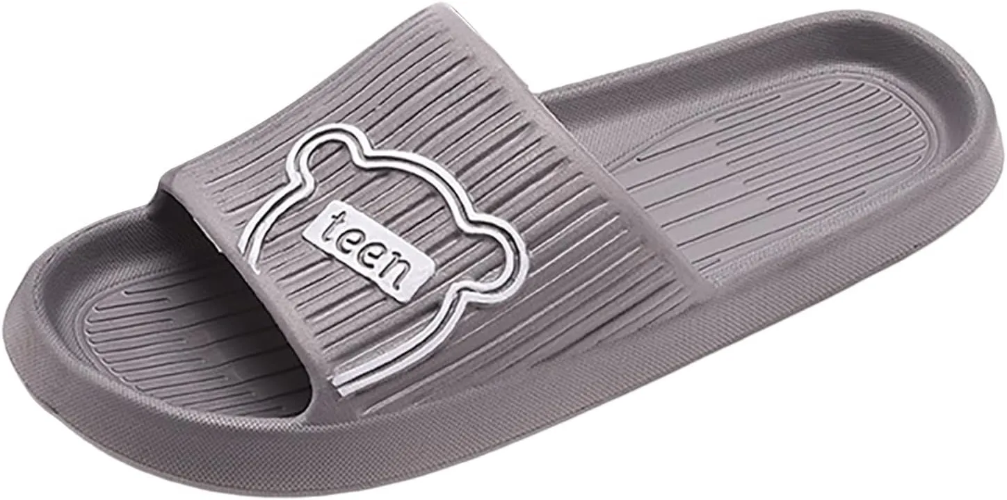 Slides for Men Shower Shoes Women Mens Slides Womens Lightweight Indoor Outdoor Bathroom Slippers
