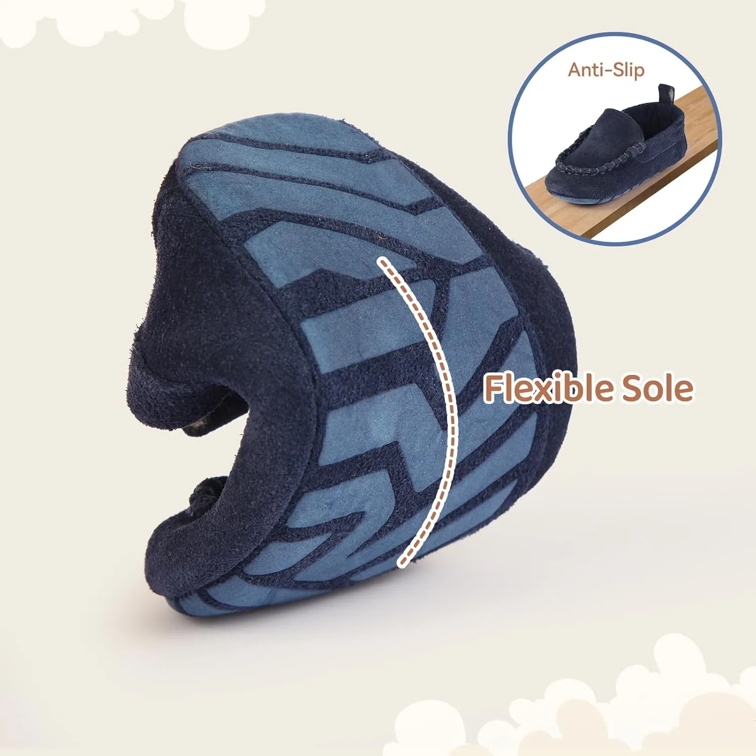Soft Sole Baby Loafers Boys Girls Newborn Suede Leather Moccasins Infant Baby First Walking Dress Crib Shoes 3-18 Months