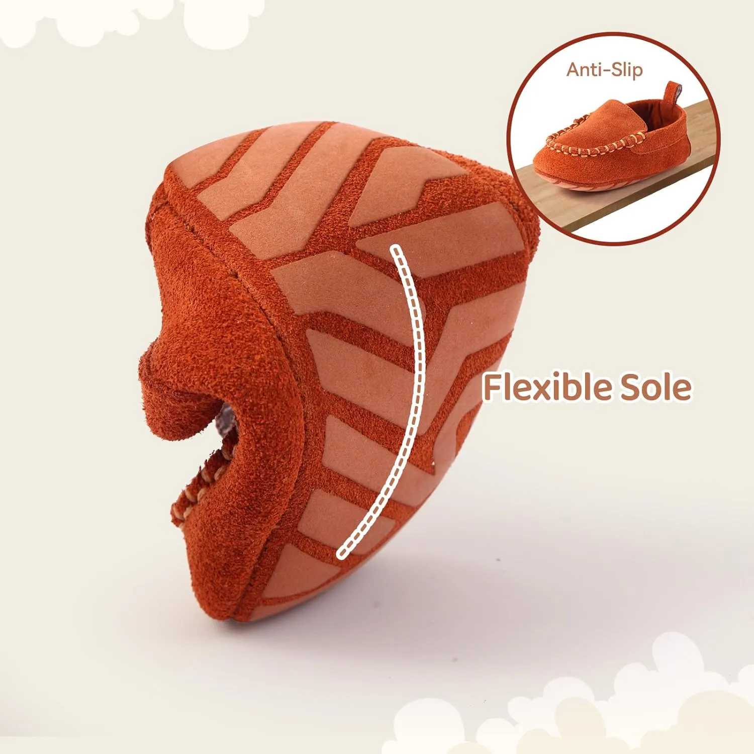 Soft Sole Baby Loafers Boys Girls Newborn Suede Leather Moccasins Infant Baby First Walking Dress Crib Shoes 3-18 Months