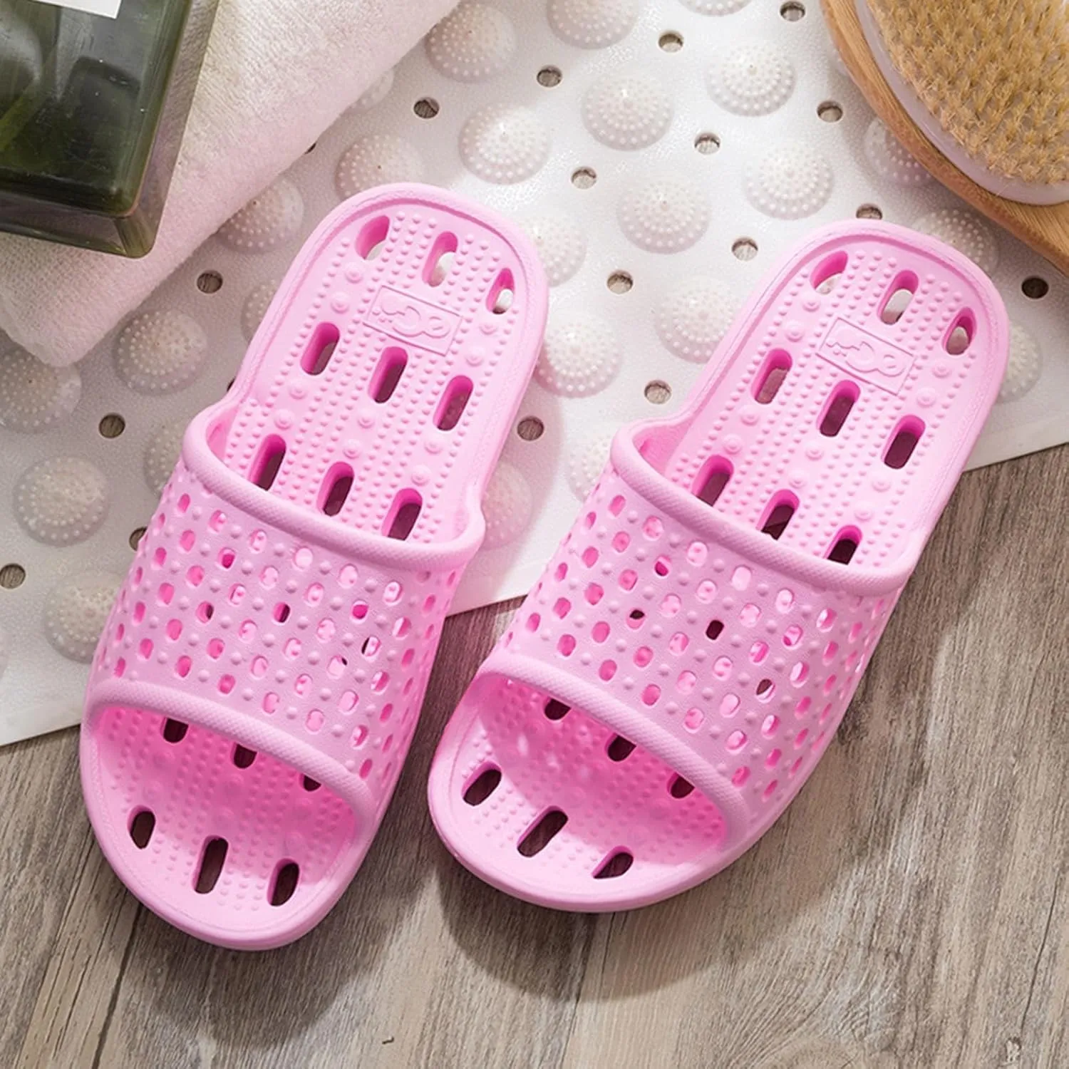 Summer Home Household Indoor Slip Thick Soled PVC Women Slippers Men's Slippers 10