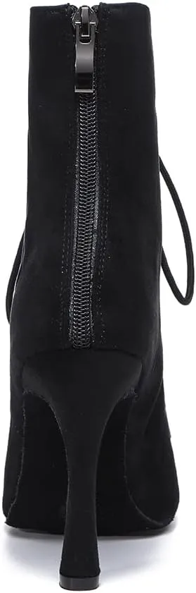 TINRYMX Womens Latin Dance Shoes Open Toe Professional Ballroom Salsa Tango Dance Shoes,Model-YCL526