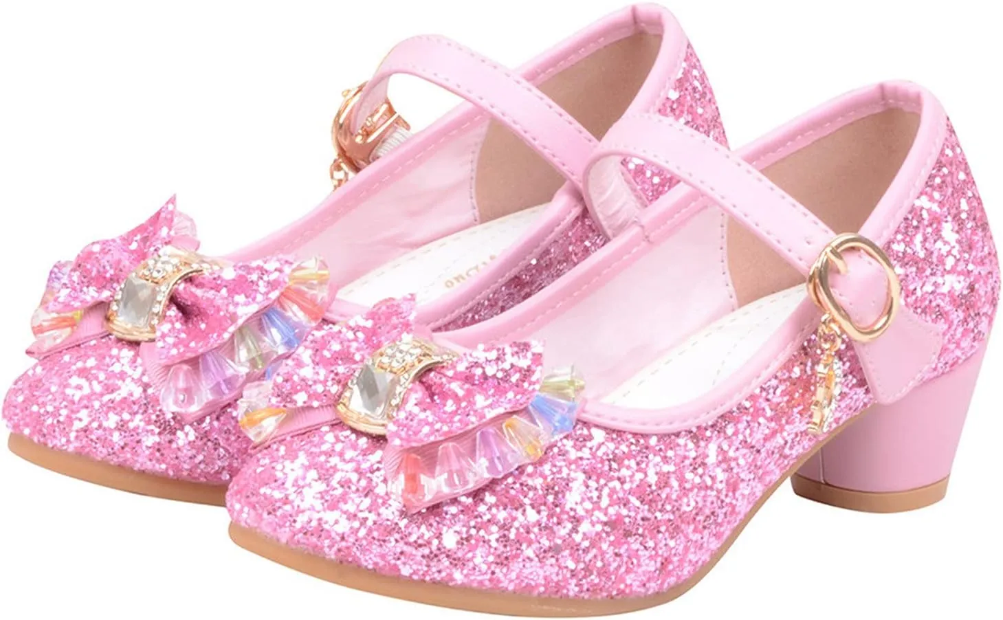 Toddler Girl Dress Shoes Kids Bowknot Girls Sandals Shoes Single Crystal Princess Bling Pearl Infant Baby White Shoes