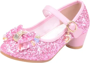 Toddler Girl Dress Shoes Kids Bowknot Girls Sandals Shoes Single Crystal Princess Bling Pearl Infant Baby White Shoes