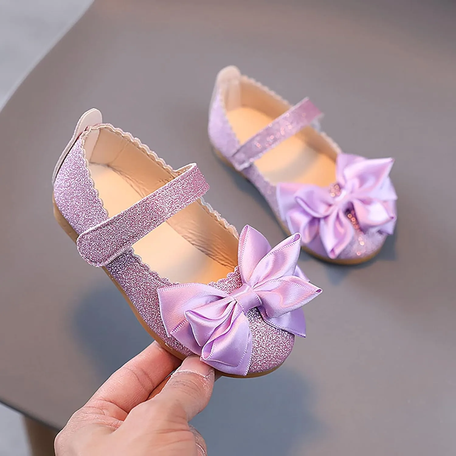 Toddler Girl Shoes Kids Shoes Single Bowknot Dancing Shoes Bling Infant Girls Baby Shoes Sandals Princess White Shoes