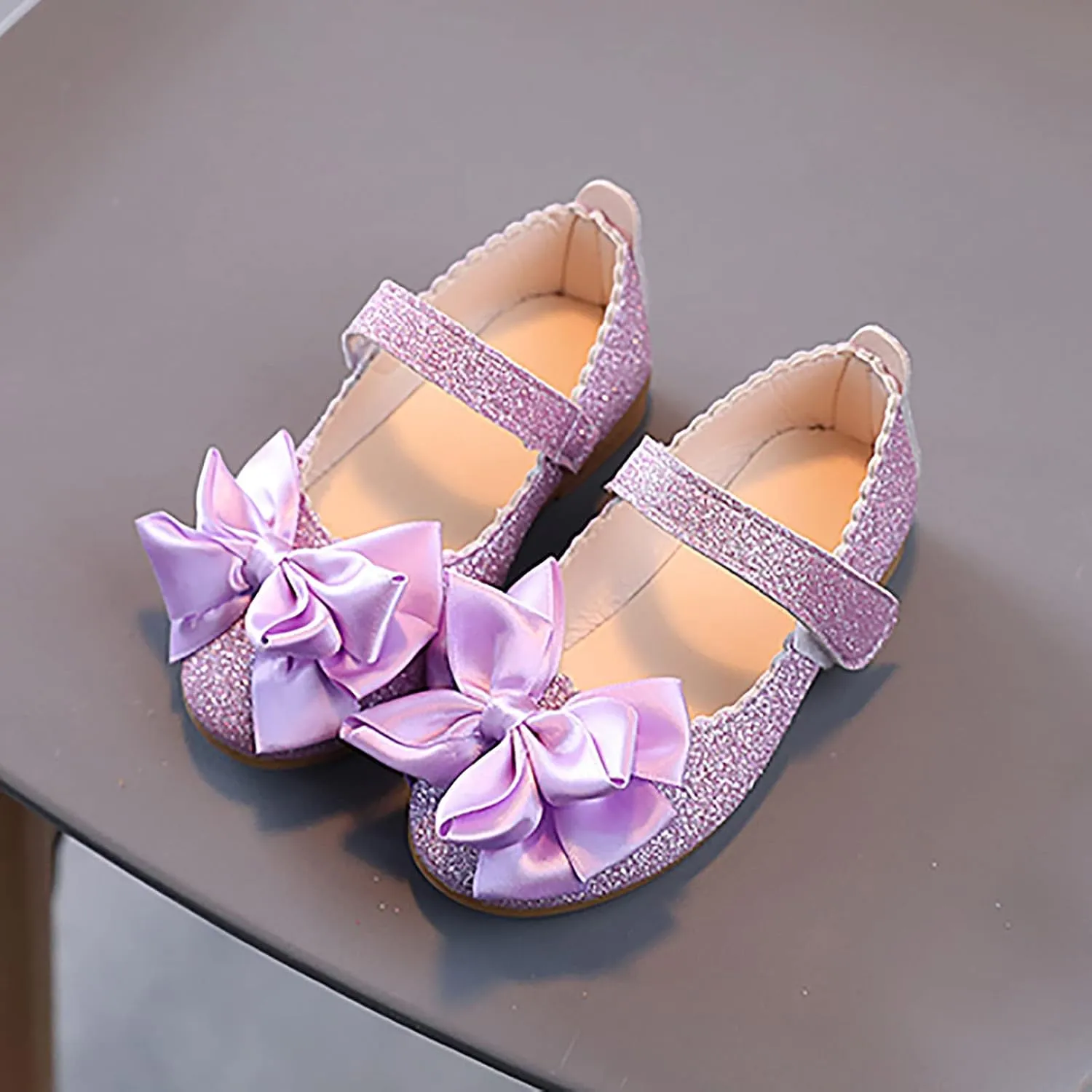 Toddler Girl Shoes Kids Shoes Single Bowknot Dancing Shoes Bling Infant Girls Baby Shoes Sandals Princess White Shoes