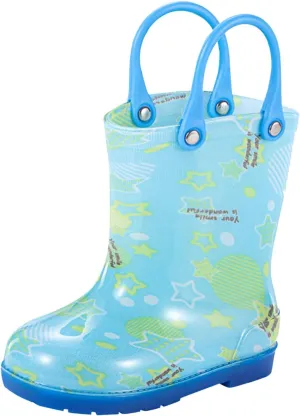 Toddler Rain Boots Baby Rain Boots Short Rain Boots for Toddler Easy On Lightweight Toddler Winter Shoes Girls