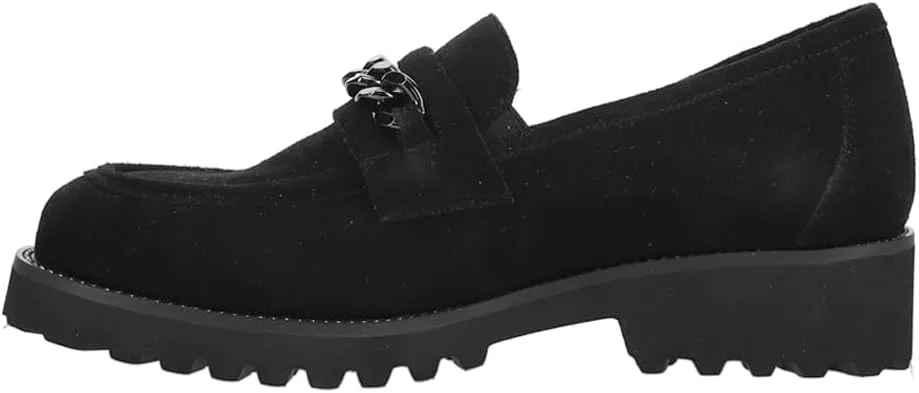 VANELi Womens Zoxfo Slip On Lug Sole Loafers Casual - Black
