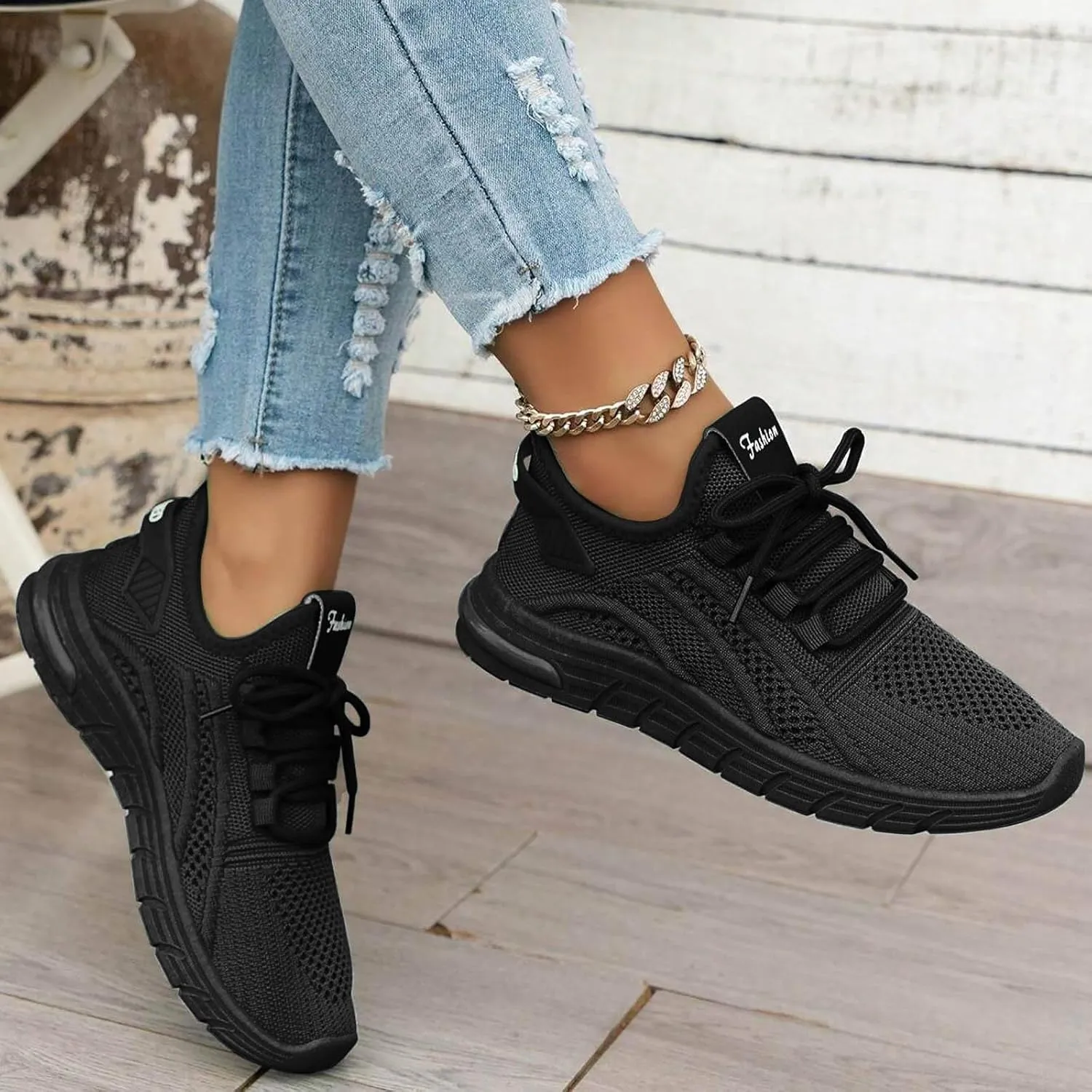 Walking Shoes Women 2025 Women's Slip on Walk Shoe Lightweight Casual Tennis Sneaker Workout Breathable Running Shoes Comfortable Fashion Athletic Sports Gym Sneakers