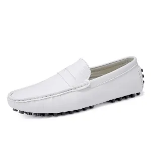 West Louis Genuine Leather Loafers With Spikes