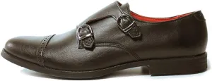 will's Mens City Monks (13, Dark Brown)