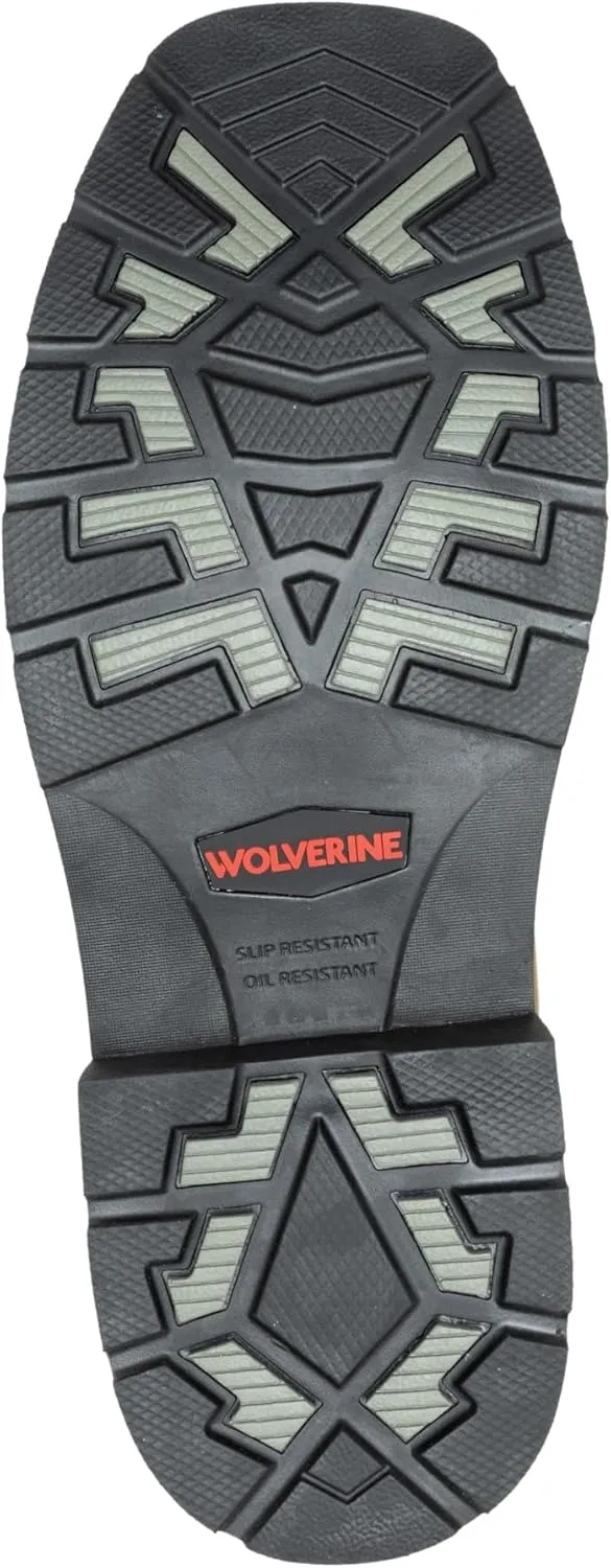 Wolverine Men's Rancher Pulltab Waterproof Steel Toe 10" Construction Boot
