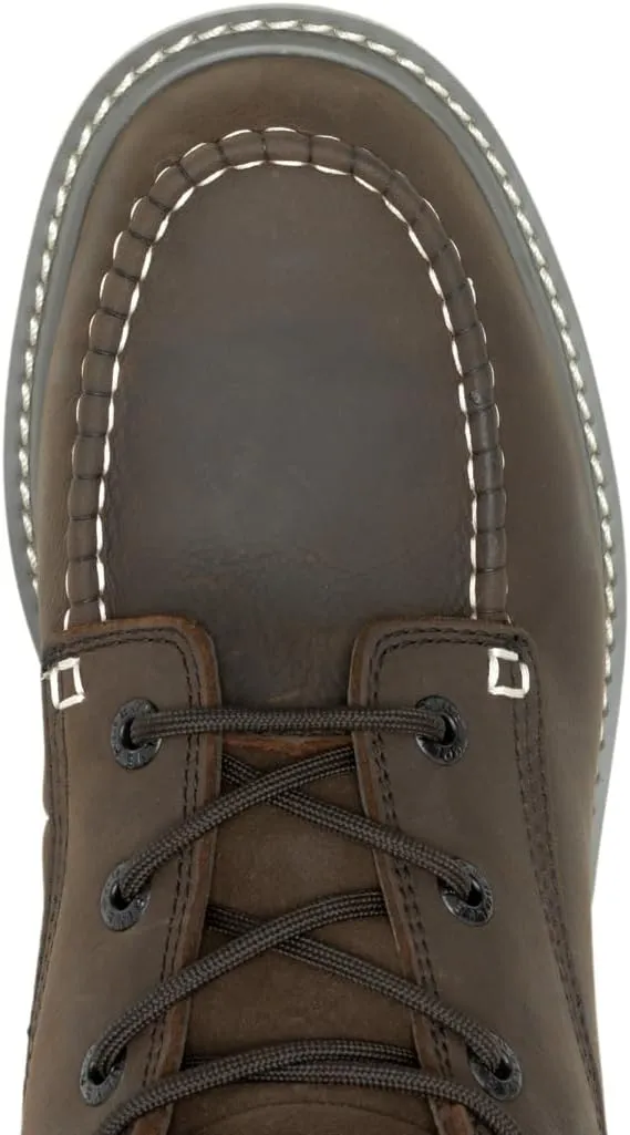 Wolverine Men's Trade Wedge Waterproof Steel Toe 6 " Construction Boot