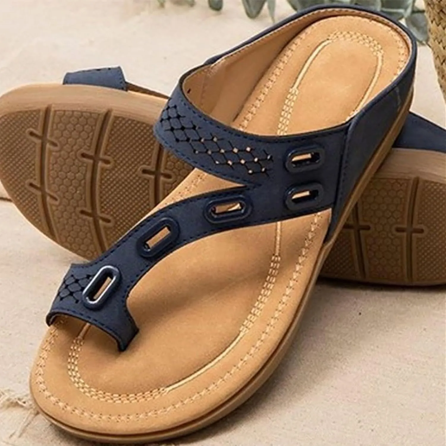 Womens Adjustable Orthotic Sandals with Arch Support Lightweight Cushioned Outdoor Hiking Sport Sandals for Plantar Fasciitis Summer Beach