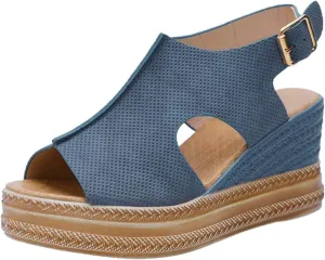 Women's Comfy Orthotic Sandals, Wide Gladiator Orthopedic Arch Support, Roman Low Wedges Flip Flops Anti-Slip Beach Casual Summer Dressy