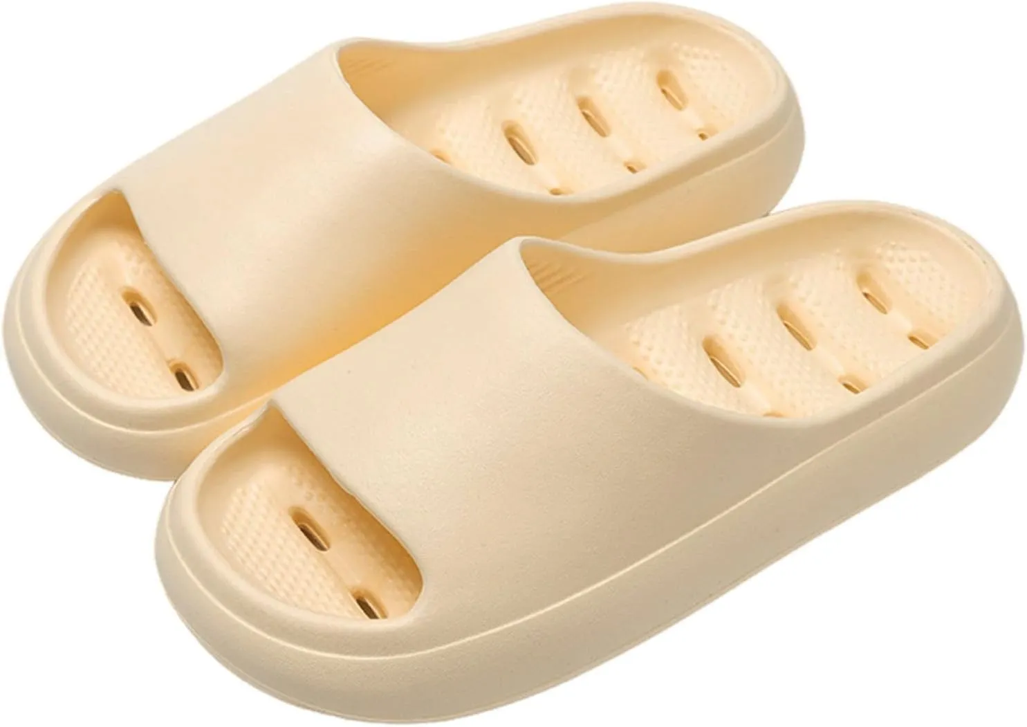 Womens Fluff Yeah Slide Slipper Summer Shower Shoes for Women and Men Massage Pool Slides Soft Cushioned Slip Slides