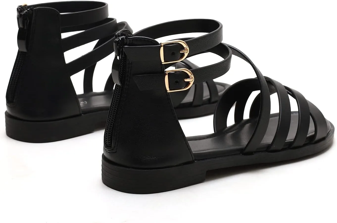 Women's Gladiator Sandals Summer Flat Strappy Sandals Fashion Dress Beach Shoes