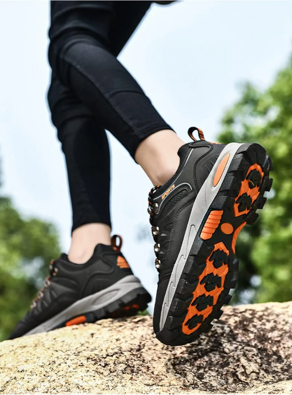 Women's Hiking Shoes Breathable Anti Slip Outdoor Ankle Boots Trekking Sneakers