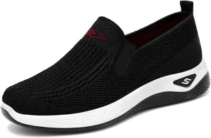 Womens Mens Slip in Free Up Hands Shoes Wide Toe Box Arch Support Orthopedic Walking Sneakers Comfortable Tennis Sneakers Lightweight Running Shoe Workout Athletic Tennis Shoes Gym Sneaker