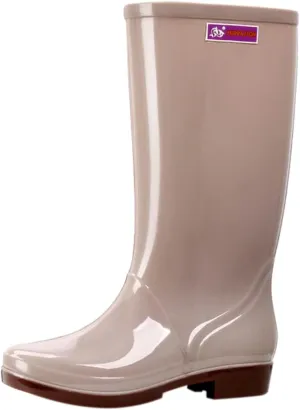 Women's Mid Calf Rain Boots Waterproof Lightweight Garden Shoes Women Outdoor Work Boot for Hunting Farming Gardening