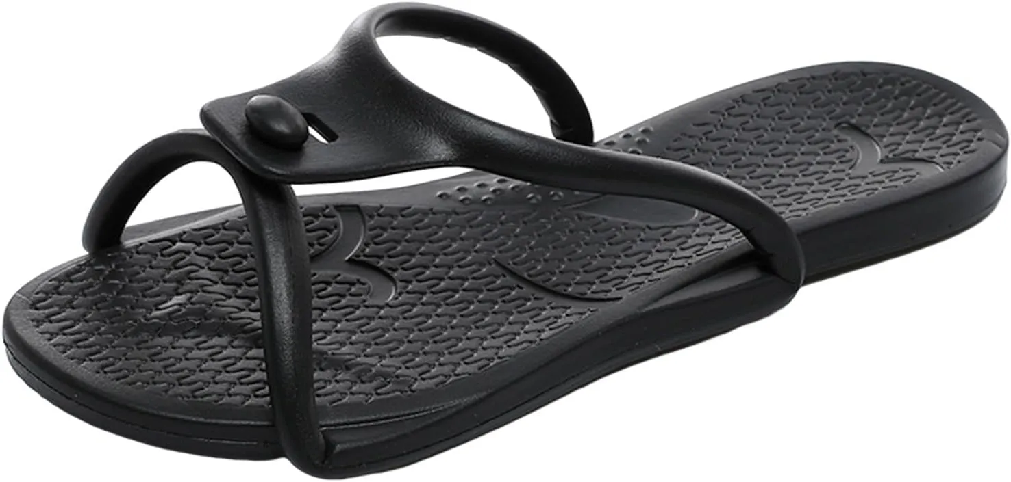 Women's Slides Indoor Home Beach Non Slip Sandal Casual Sandals Indoor Outdoor Shower Shoes for Women