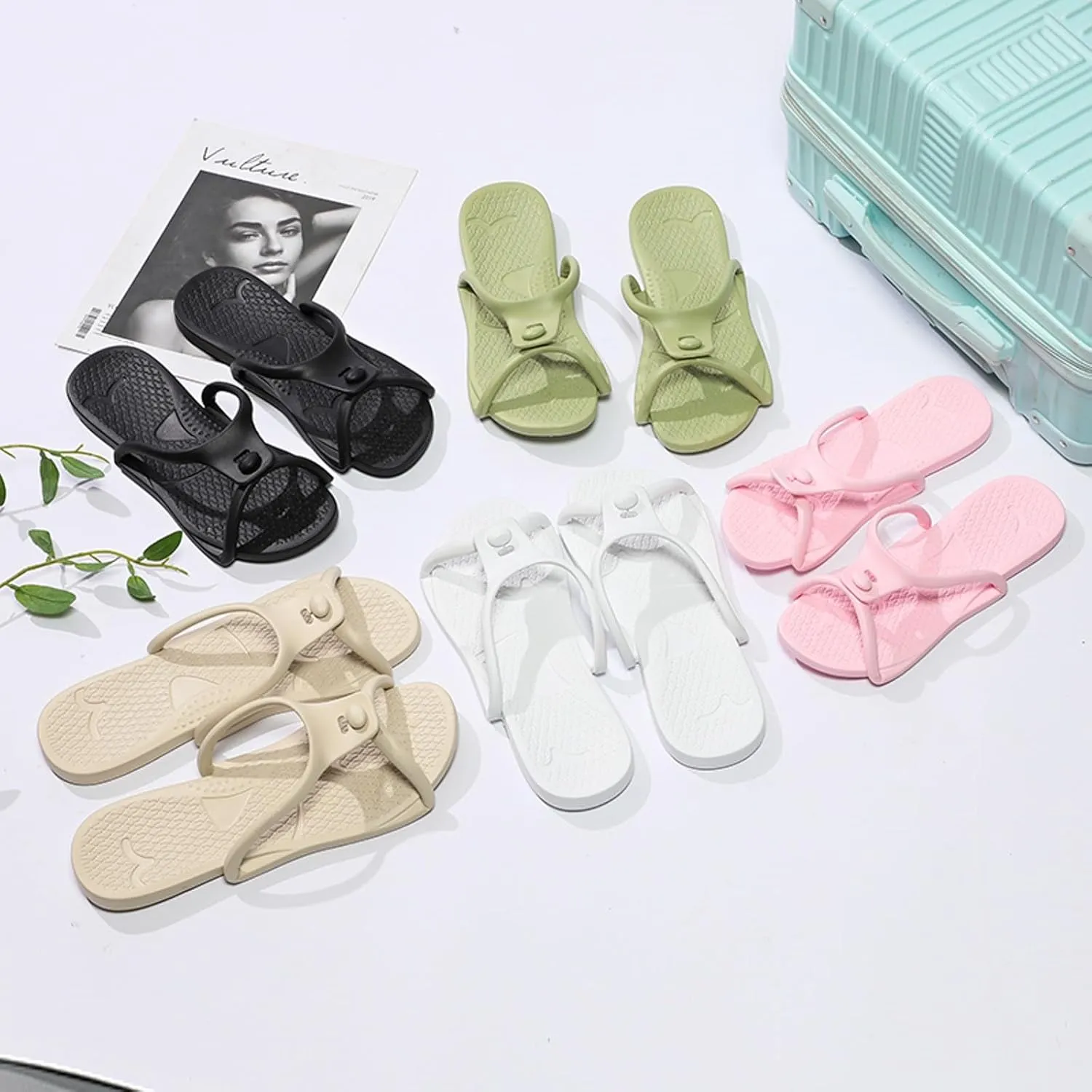 Women's Slides Indoor Home Beach Non Slip Sandal Casual Sandals Indoor Outdoor Shower Shoes for Women