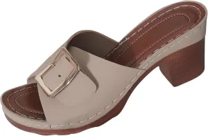 Women's Summer Shoes Classic Slide Sandal Front Buckle Soft Cozy Comfort Hollow Slipper Slide Orthopedic Shoe